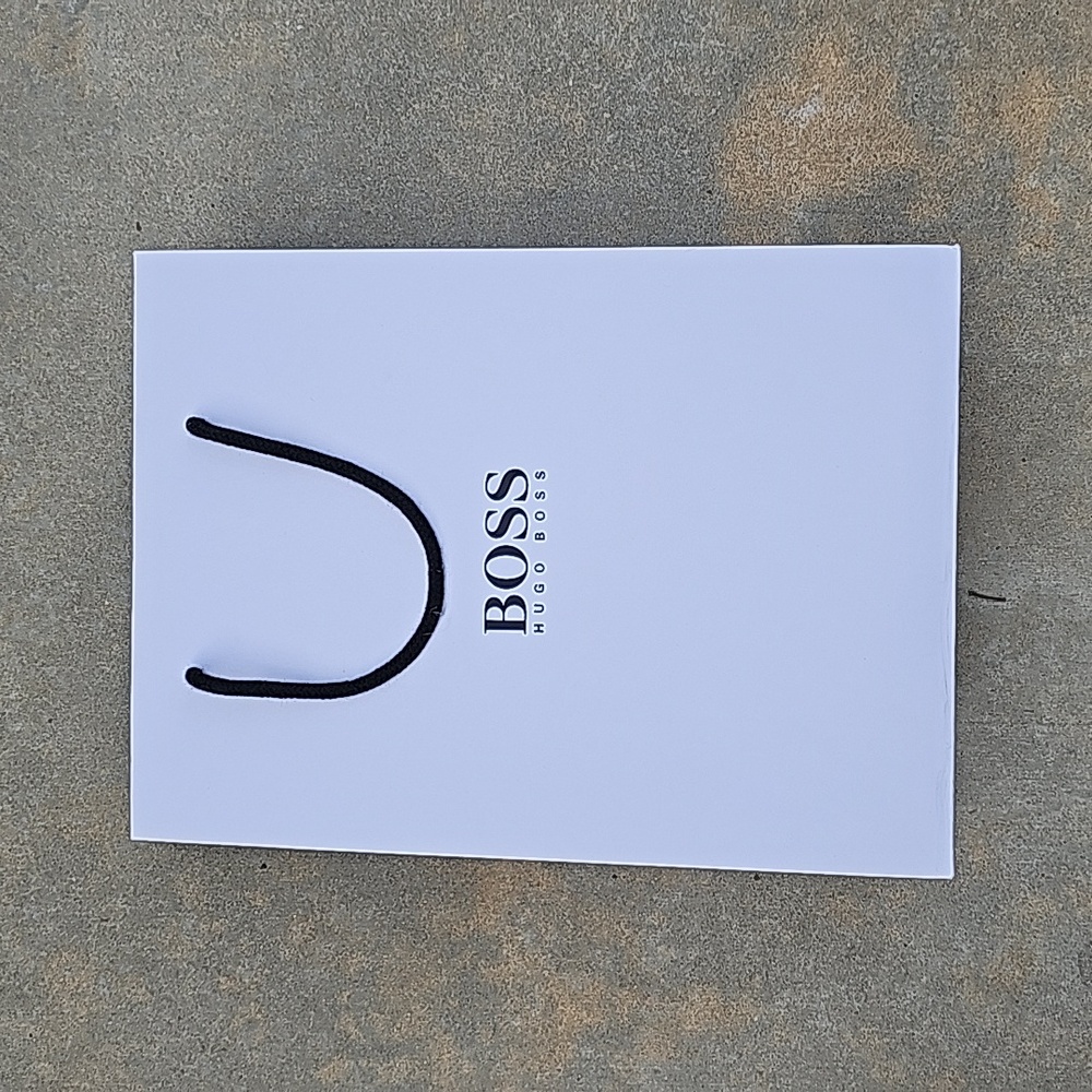 Hugo Boss designer gift paper bag
